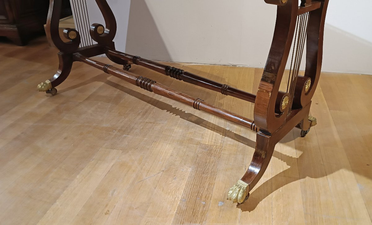 SCRITTOIO LASTRONATO NAPOLEONE III META’ XIX SECOLO-photo-8