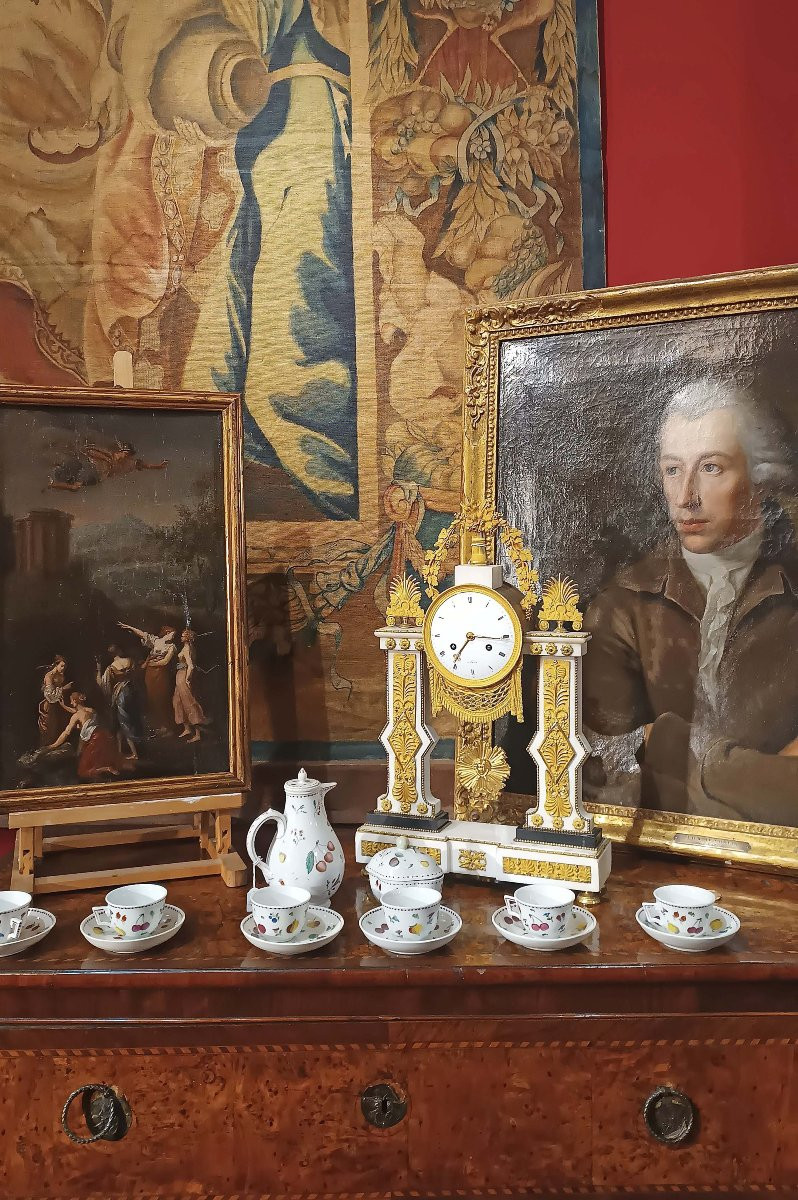 OROLOGIO DIRETTORIO A TEMPIETTO FINE XVIII SECOLO -photo-8