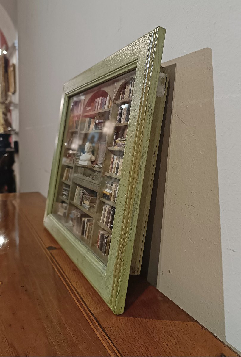 MINIATURA DI LIBRERIA FINE XIX SECOLO -photo-2
