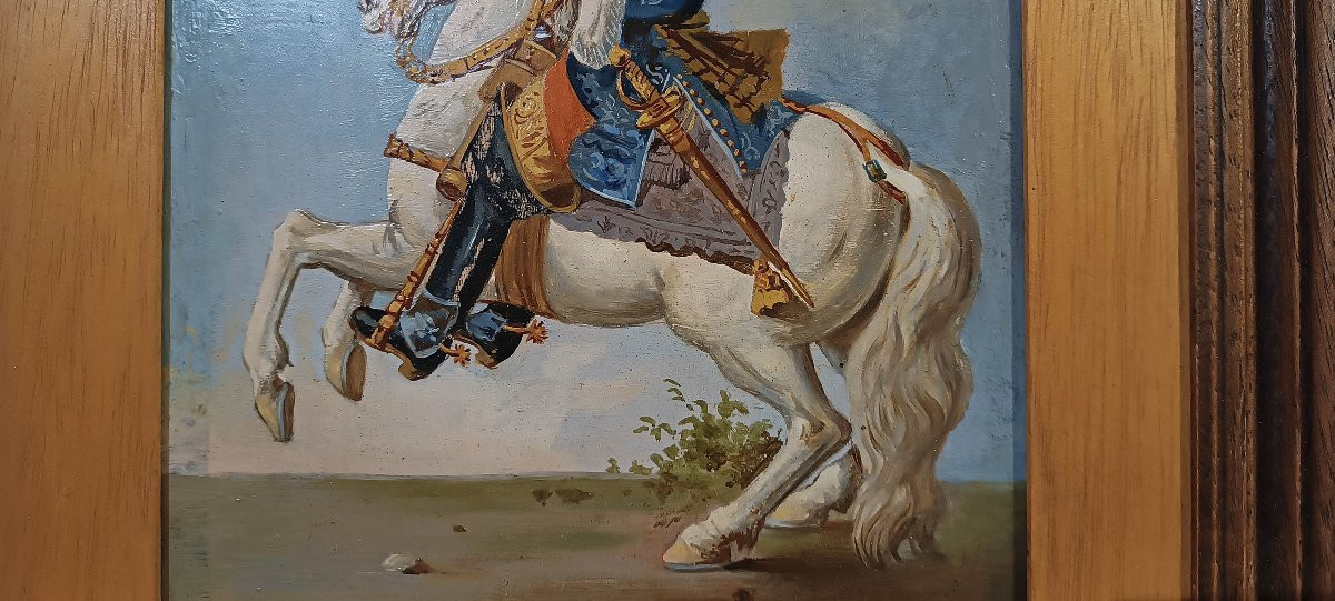 COPPIA DI DIPINTI SU LEGNO PRIMA META’ XIX SECOLO-photo-1