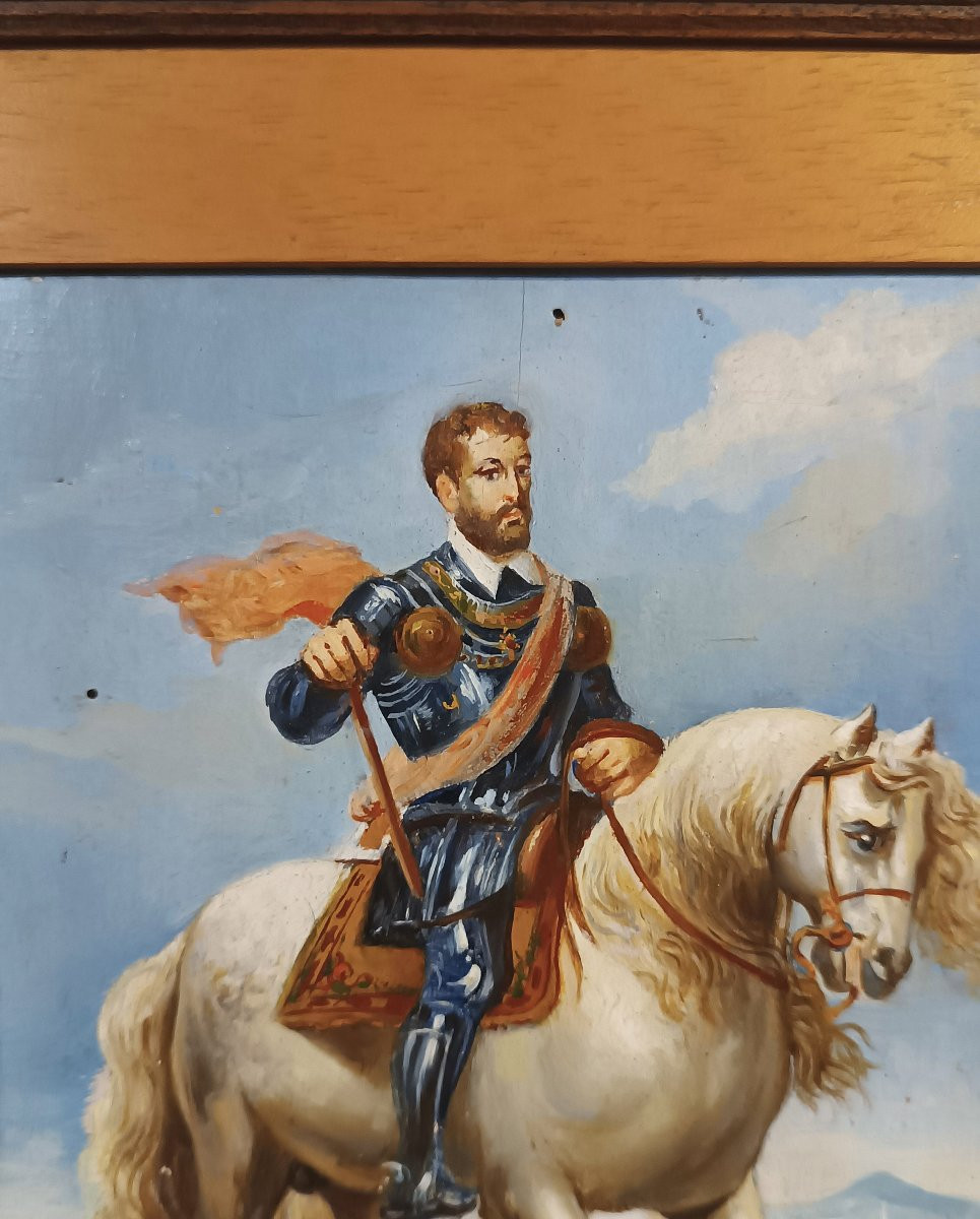 COPPIA DI DIPINTI SU LEGNO PRIMA META’ XIX SECOLO-photo-3