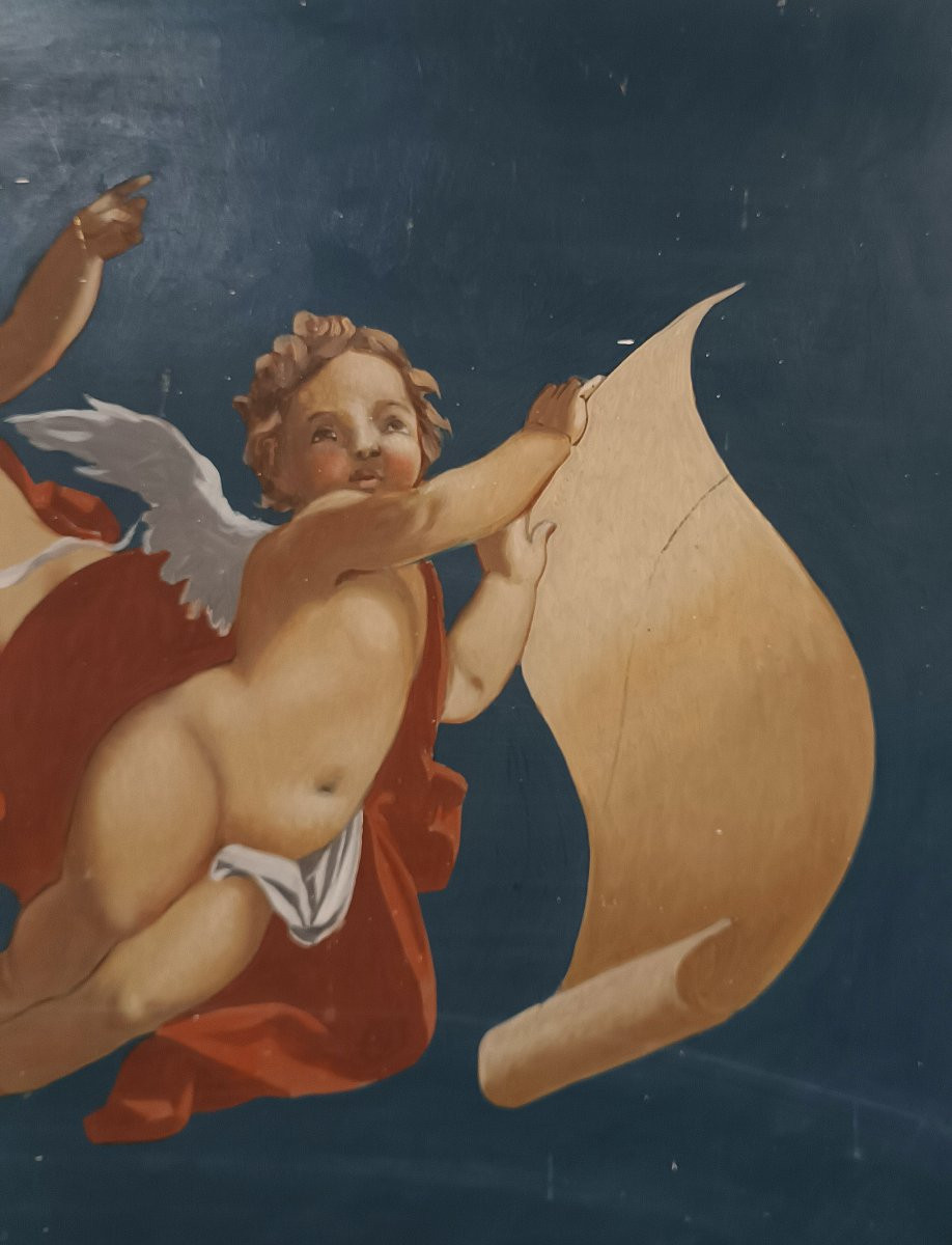 COPPIA DI DIPINTI SU OTTONE META’ XIX SECOLO -photo-4