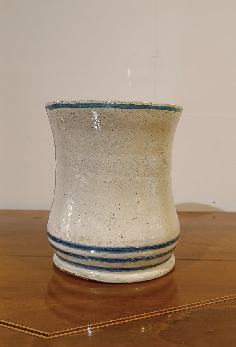 ALBARELLO IN MAIOLICA XVII SECOLO -photo-1