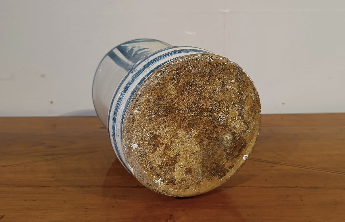 ALBARELLO IN MAIOLICA XVII SECOLO -photo-5