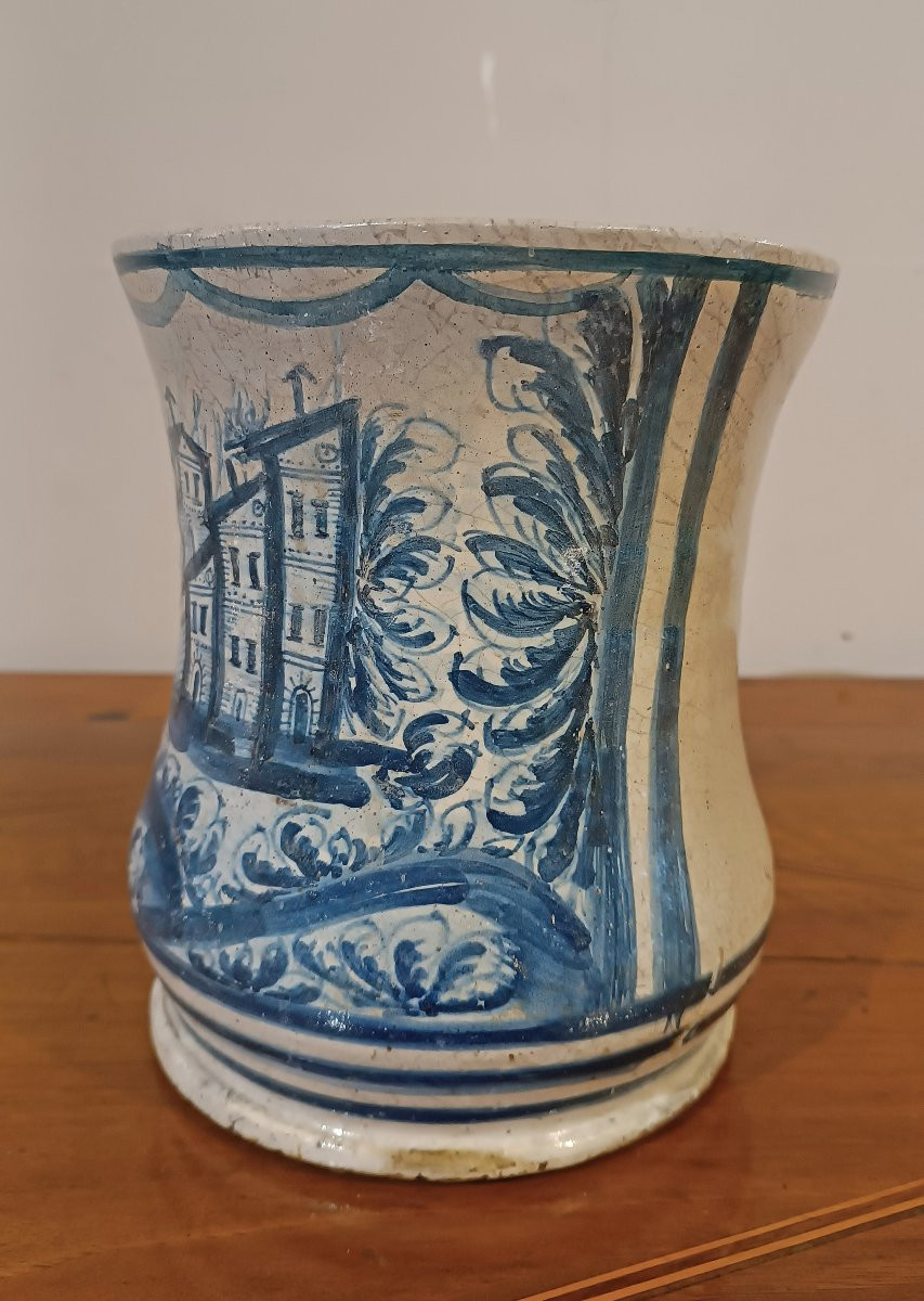 ALBARELLO IN MAIOLICA XVII SECOLO -photo-7