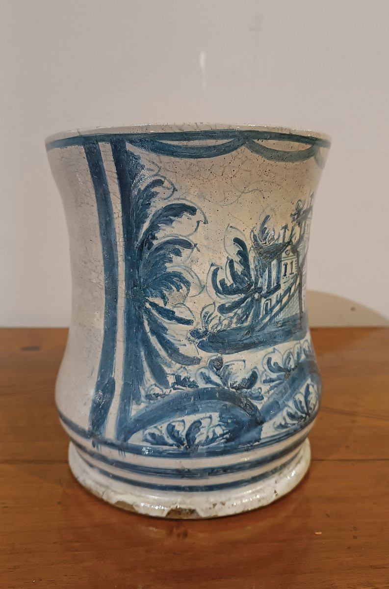 ALBARELLO IN MAIOLICA XVII SECOLO -photo-8