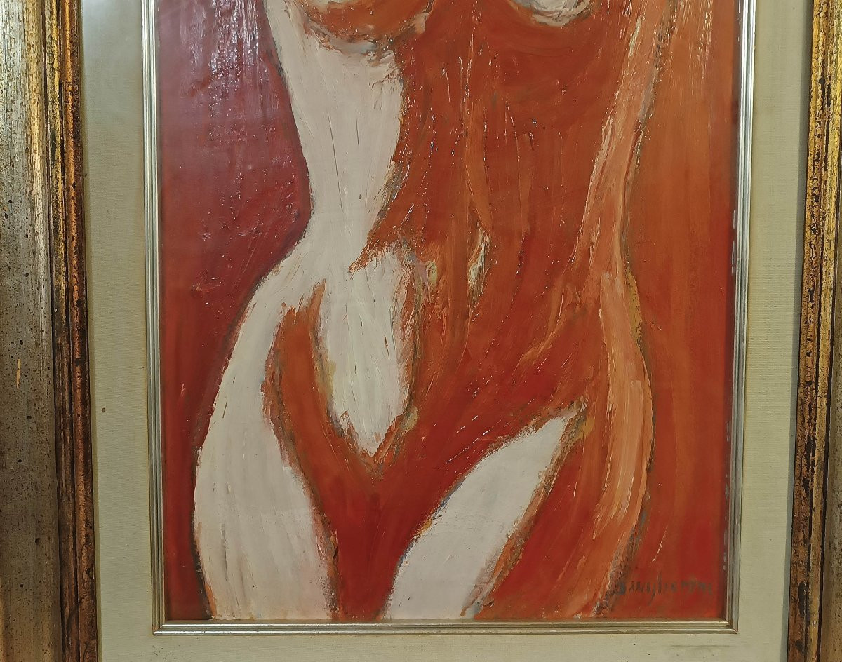 DIPINTO NUDO DI DONNA MIGLIORINI ANNI ‘70-photo-2