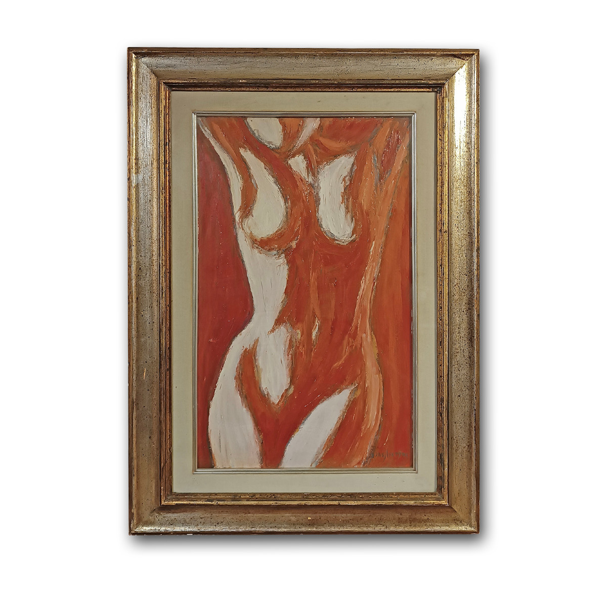 DIPINTO NUDO DI DONNA MIGLIORINI ANNI ‘70