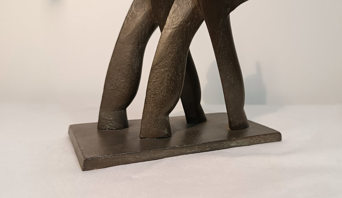 SCULTURA “SOLDATI IN MARCIA” DI BOSSO ANNI ‘30-photo-3