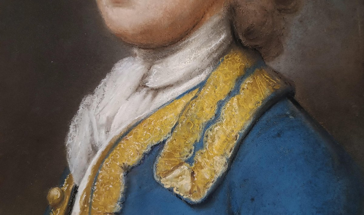 RITRATTO A PASTELLO DI GENTILUOMO FINE XVIII SECOLO -photo-3