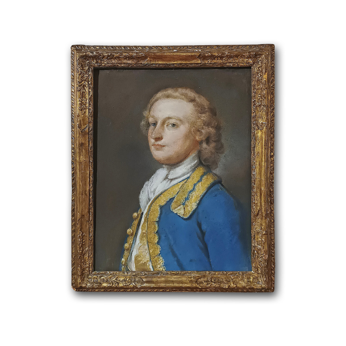 RITRATTO A PASTELLO DI GENTILUOMO FINE XVIII SECOLO 