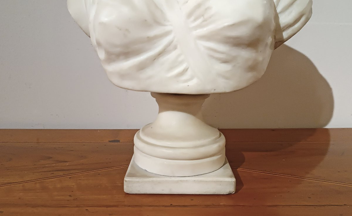 BUSTO IN MARMO DI DIANA CACCIATRICE PRIMA META’ XIX SECOLO-photo-2