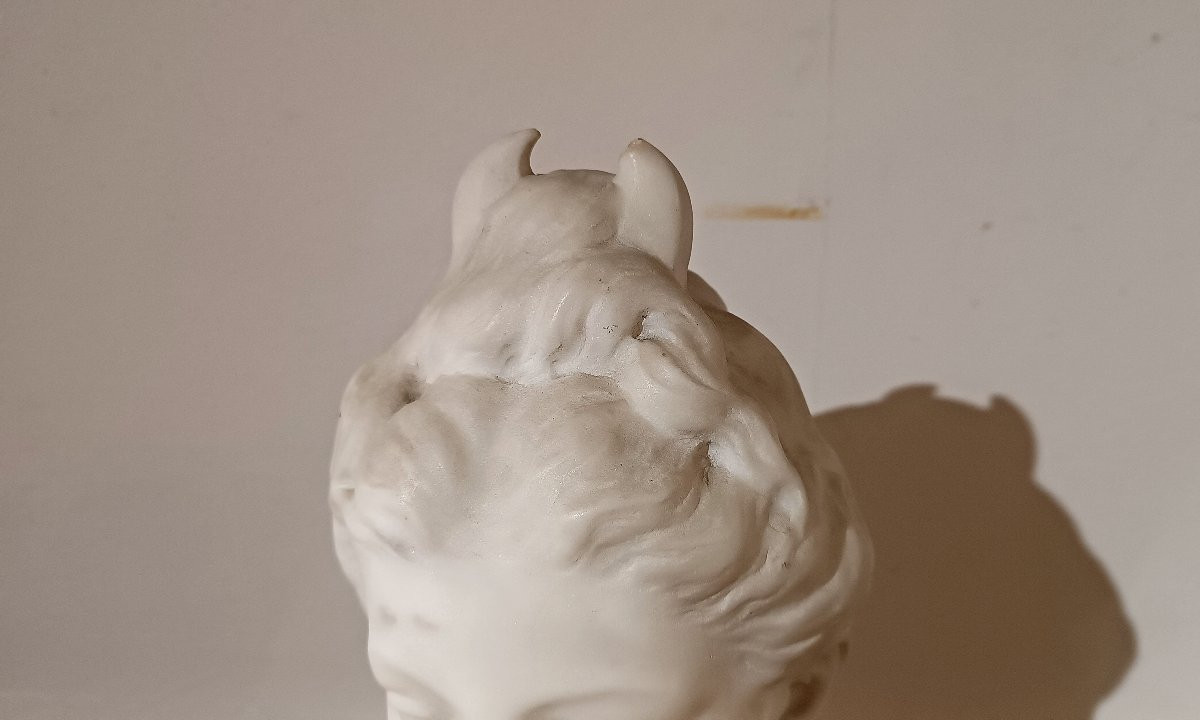 BUSTO IN MARMO DI DIANA CACCIATRICE PRIMA META’ XIX SECOLO-photo-4
