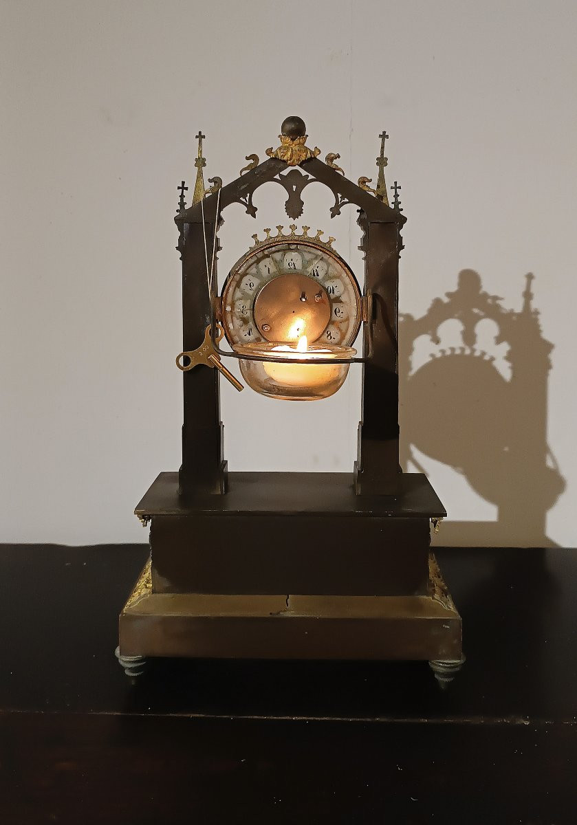 OROLOGIO NOTTURNO SECONDA META’ XIX SECOLO-photo-4