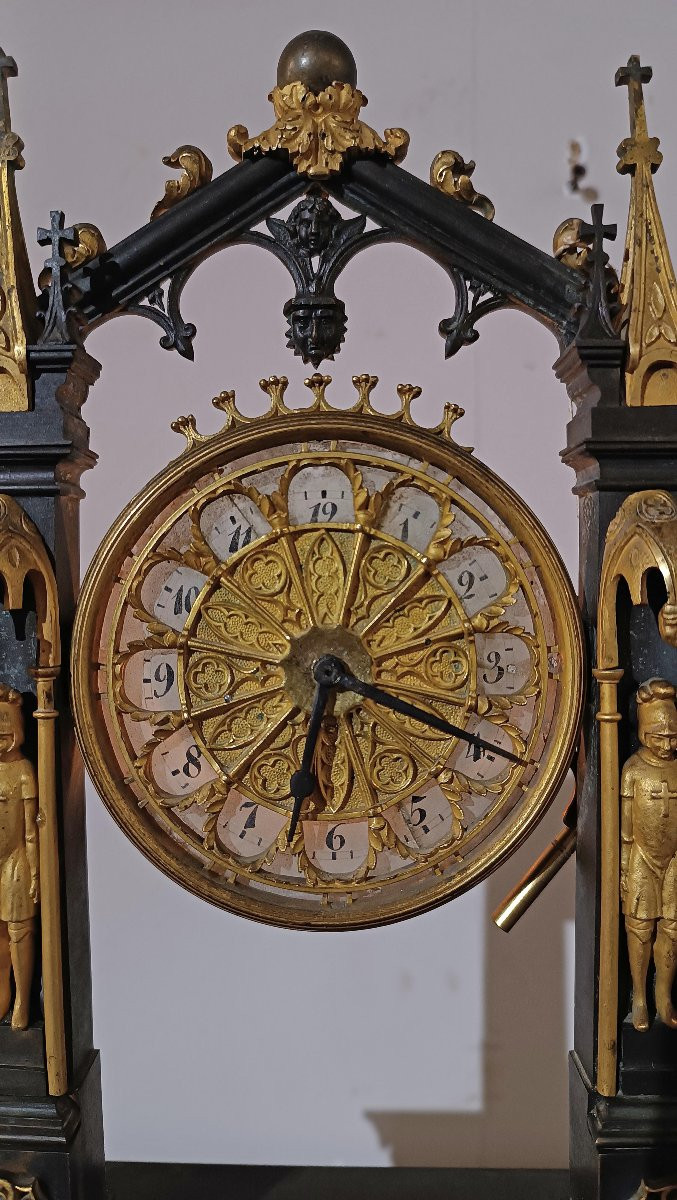 OROLOGIO NOTTURNO SECONDA META’ XIX SECOLO-photo-4