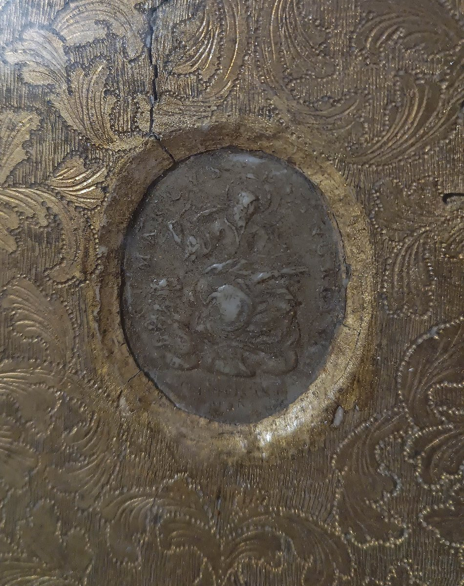 RELIQUIARIO CON CAMMEO IN CERA FINE XVII SECOLO-photo-4