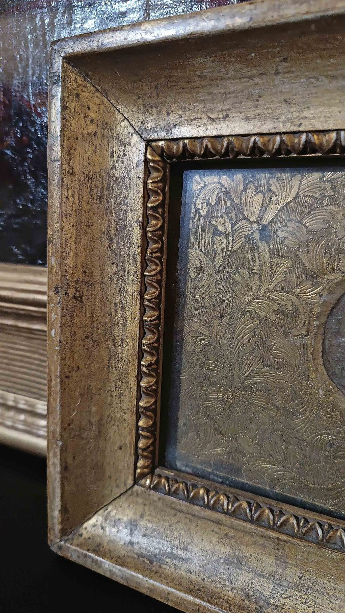 RELIQUIARIO CON CAMMEO IN CERA FINE XVII SECOLO-photo-2