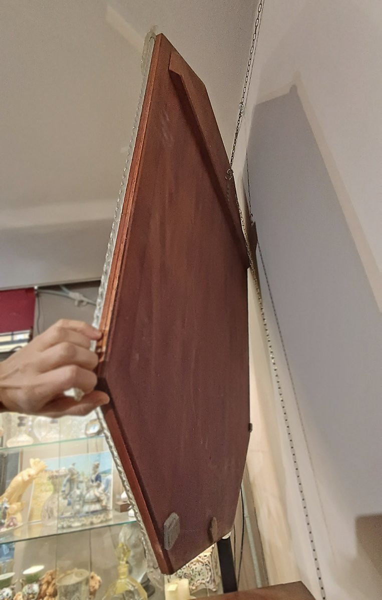 SPECCHIERA IN VETRO DI MURANO FINE XVIII SECOLO -photo-5