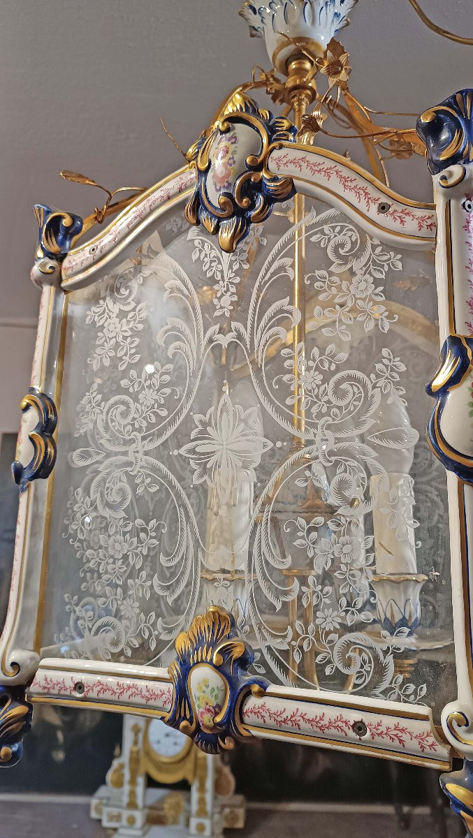 LANTERNA NAPOLEONE III META’ XIX SECOLO-photo-3