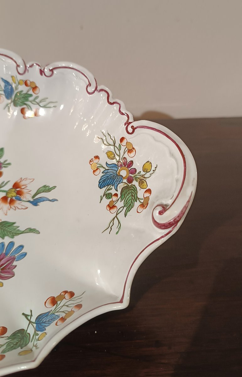 COPPIA DI VASSOI IN PORCELLANA GINORI SECONDA META’ XVIII SECOLO -photo-4