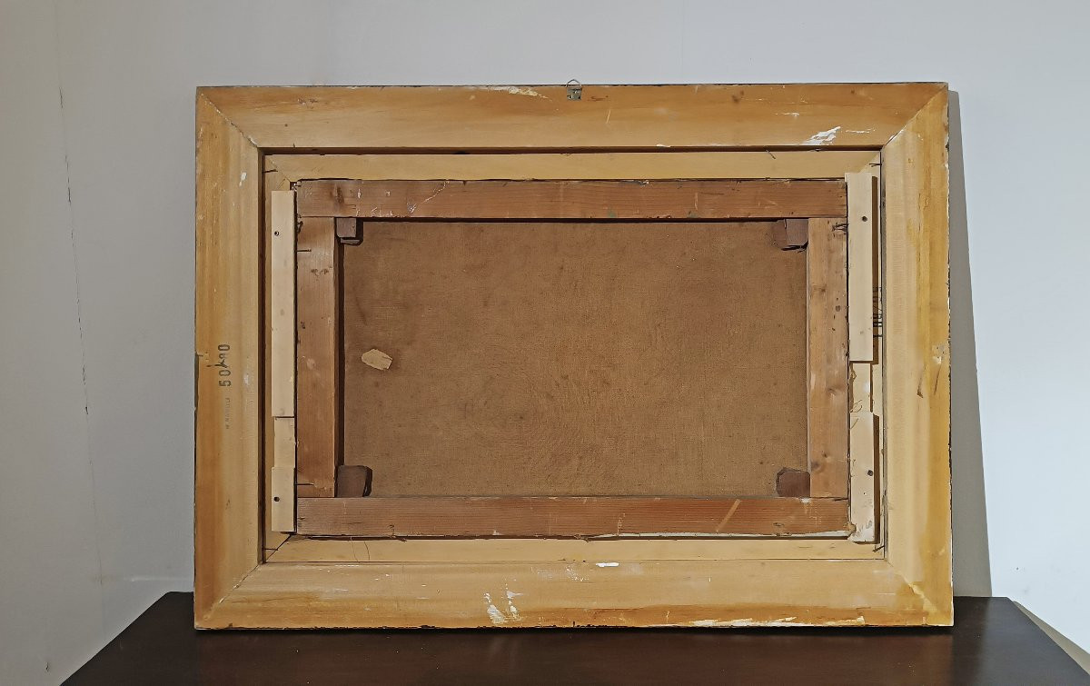 DIPINTO CON BAMBINO DI NATALE BENCINI PRIMA META’ XX SECOLO-photo-6