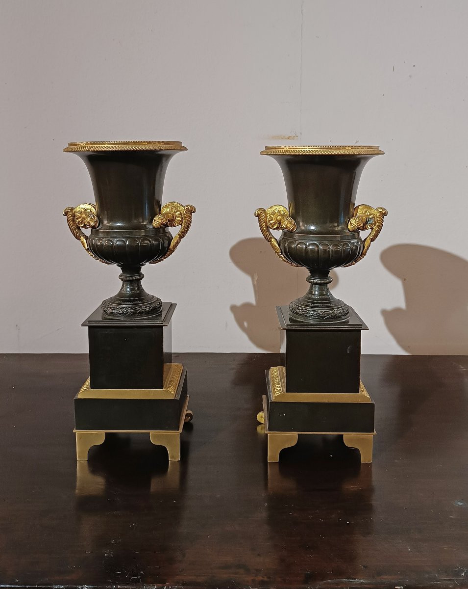 COPPIA DI VASI CARLO X PRIMA META’ XIX SECOLO-photo-2