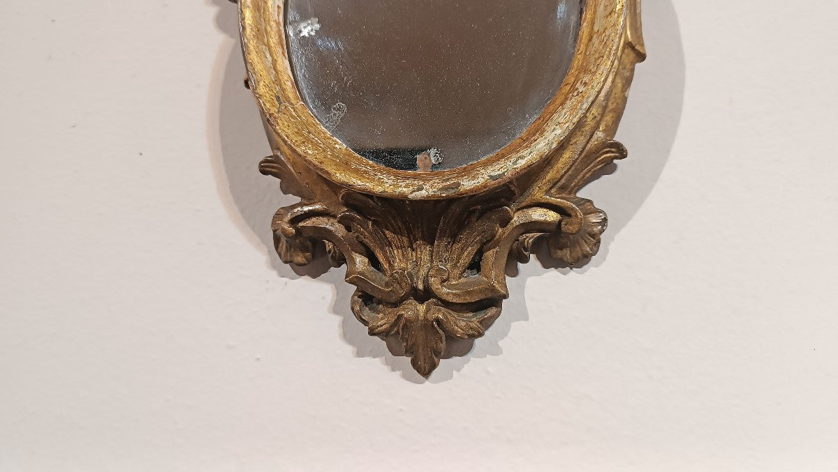 COPPIA DI PICCOLE SPECCHIERE LUIGI XV META’ XVIII SECOLO-photo-3