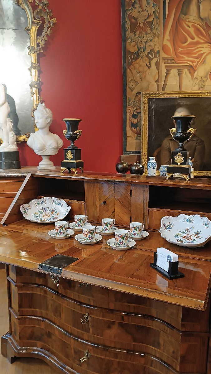 SERIE DI SEI TAZZINE GINORI TULIPANO FINE XVIII SECOLO-photo-7