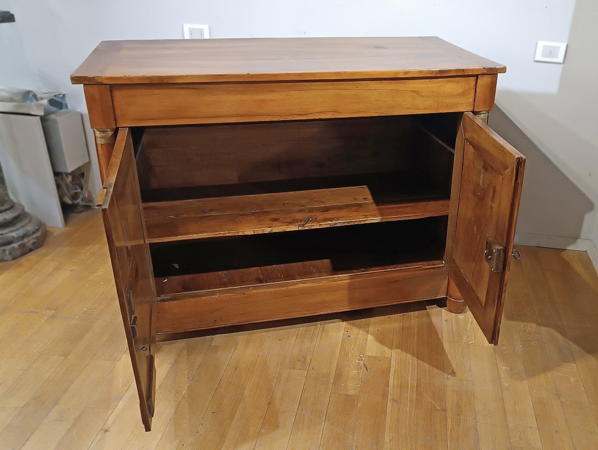 CREDENZA IN NOCE BIONDO IMPERO PRIMO XIX SECOLO -photo-2
