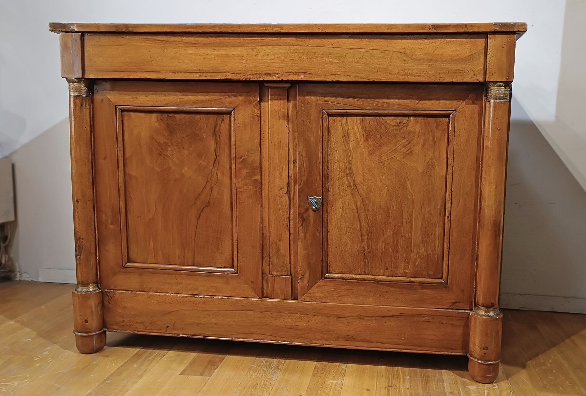 CREDENZA IN NOCE BIONDO IMPERO PRIMO XIX SECOLO -photo-3