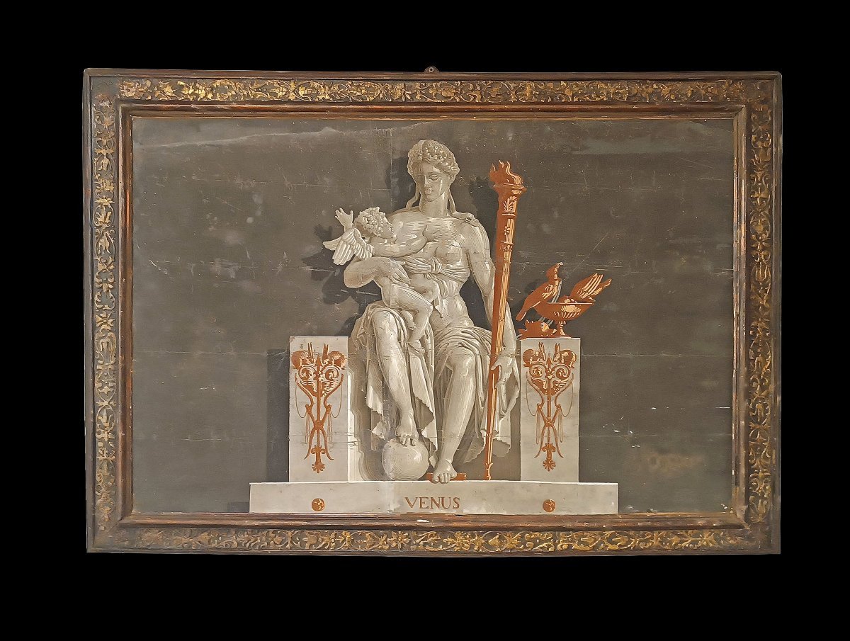 PAPIER PEINT NEOCLASSICO CON VENERE SECONDA META’ XVIII SECOLO -photo-2