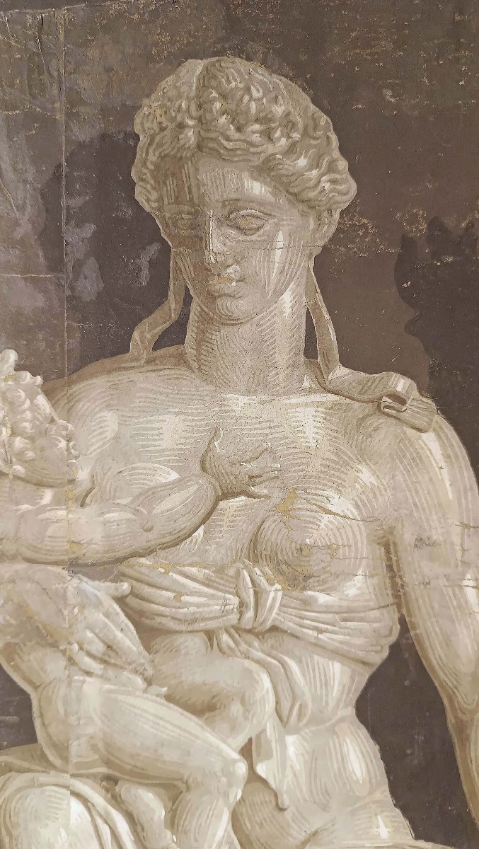 PAPIER PEINT NEOCLASSICO CON VENERE SECONDA META’ XVIII SECOLO -photo-1