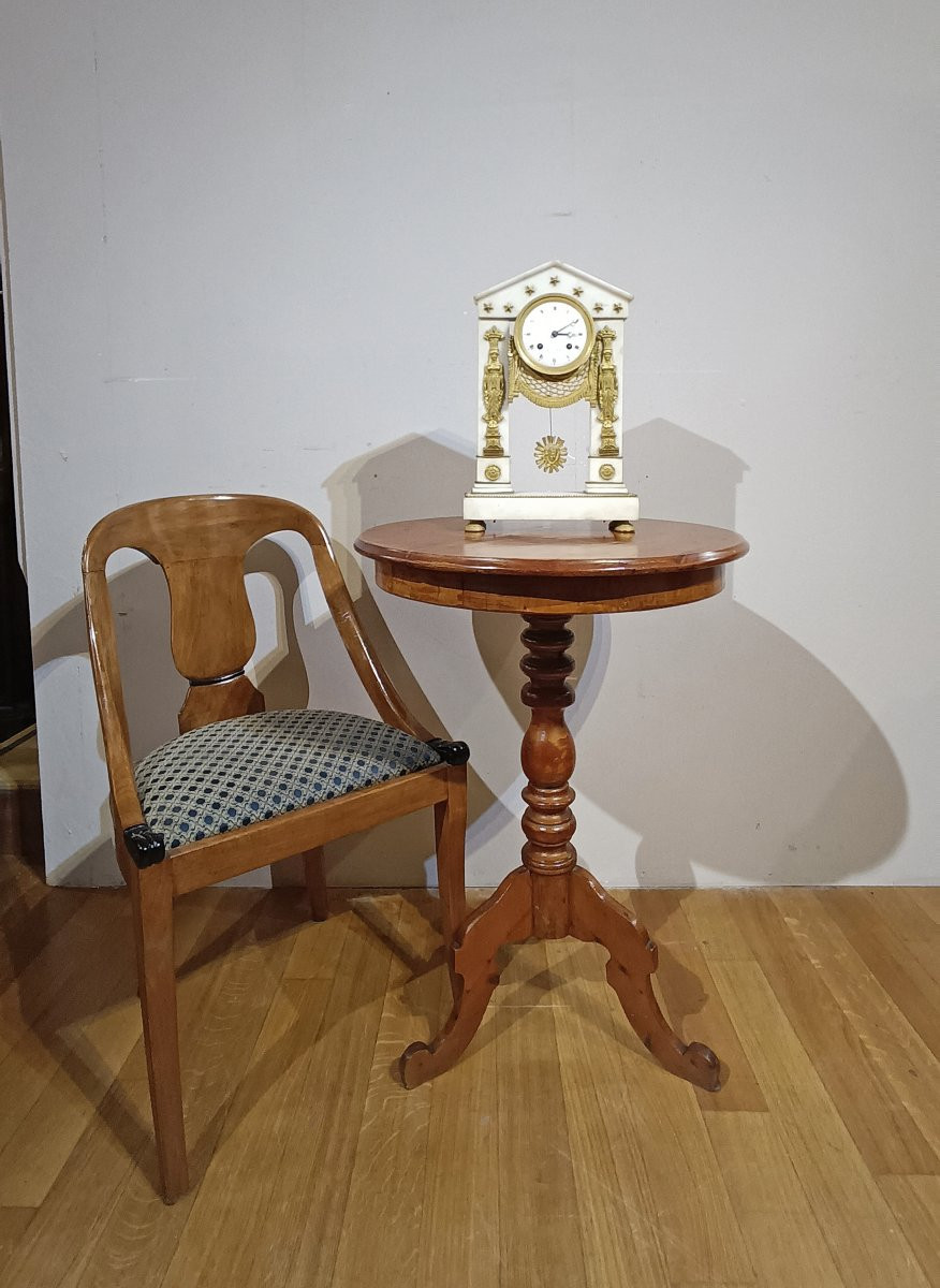 TAVOLINO TONDO IN CIPRESSO META’ XIX SECOLO -photo-6