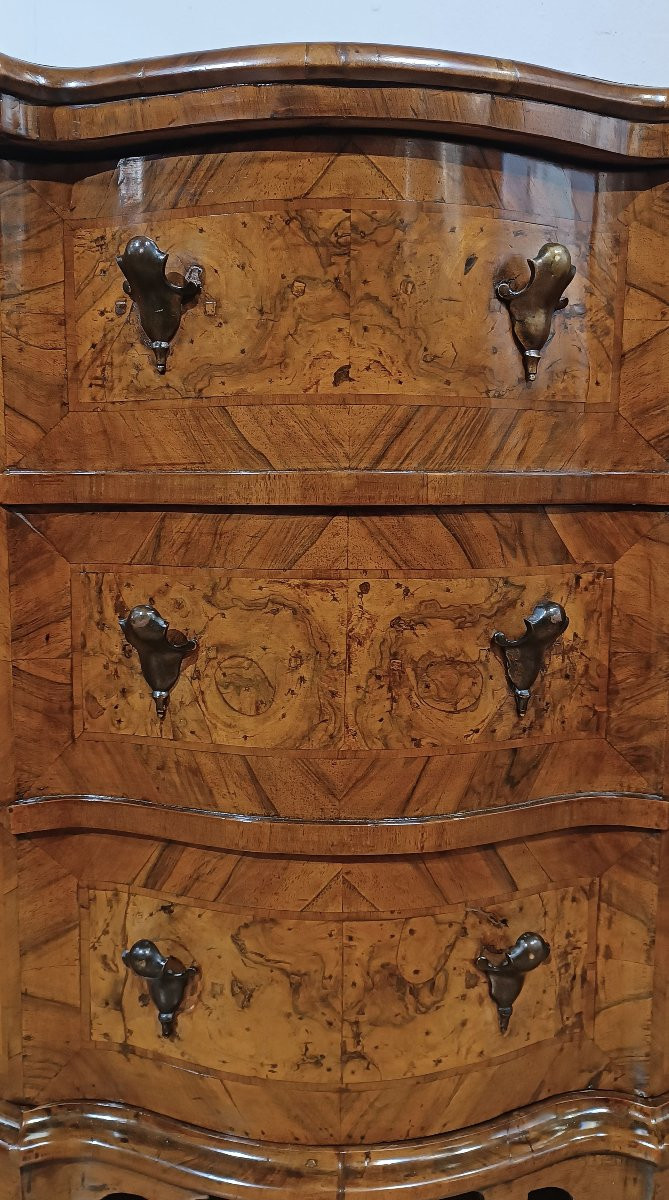 COPPIA DI COMODINI LASTRONATI LUIGI XIV PRIMA META’ XVIII SECOLO-photo-4