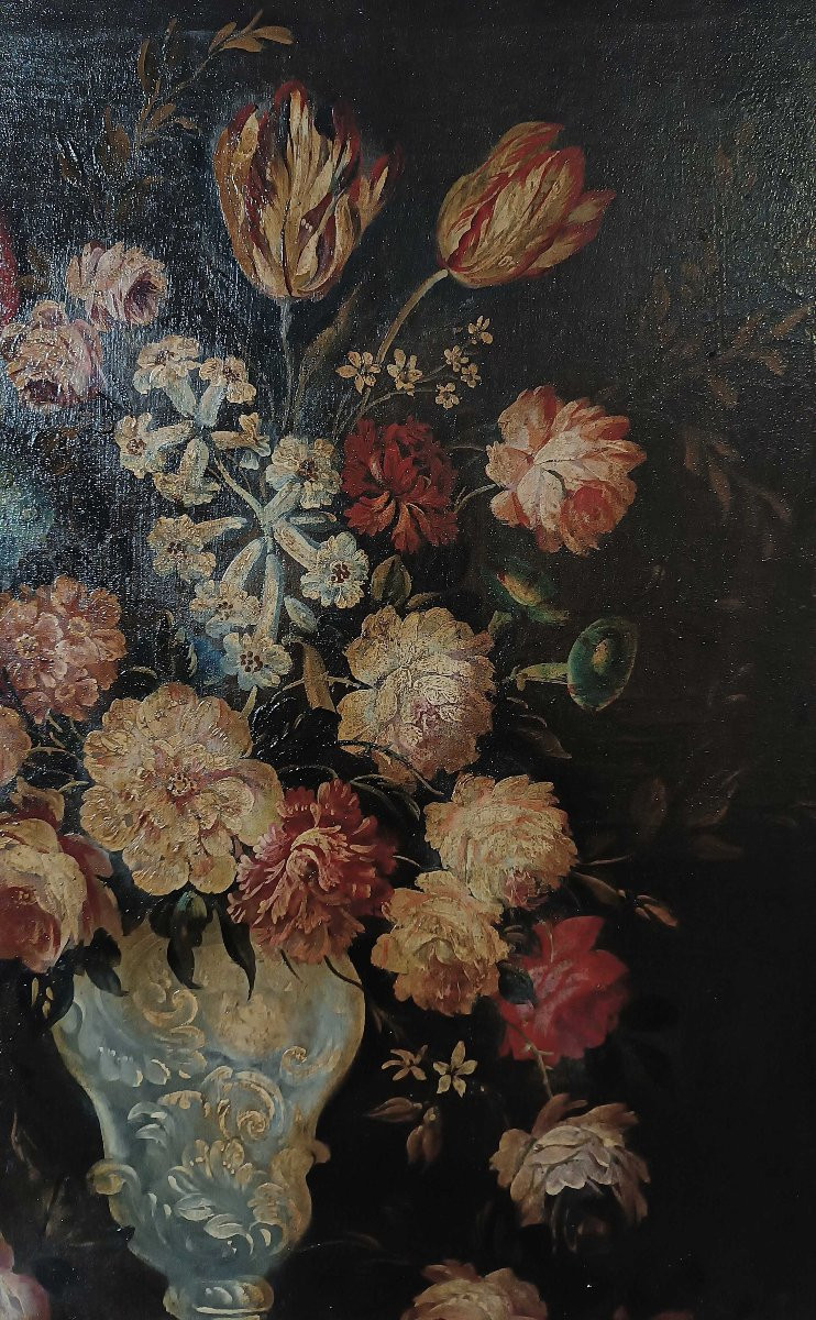 COPPIA DI DIPINTI CON NATURE MORTE FINE DEL XVII SECOLO-photo-4