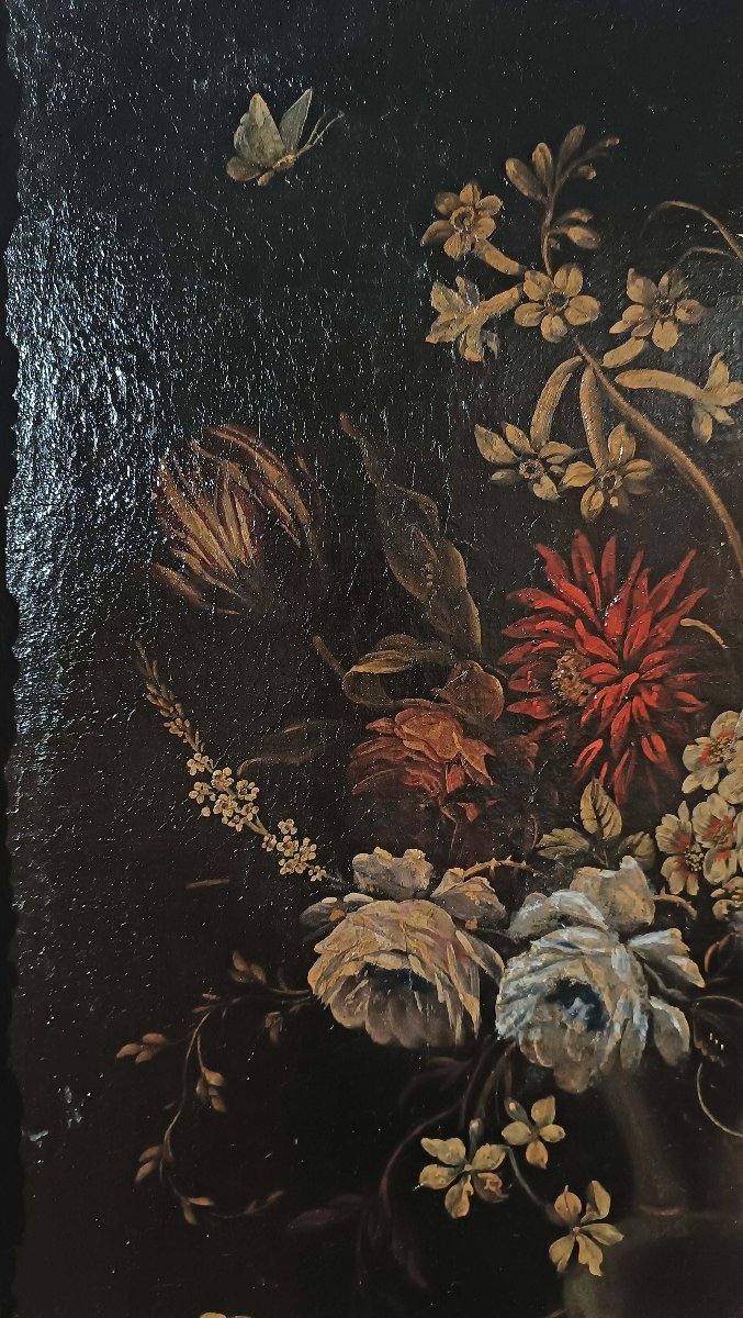 COPPIA DI DIPINTI CON NATURE MORTE FINE DEL XVII SECOLO-photo-5