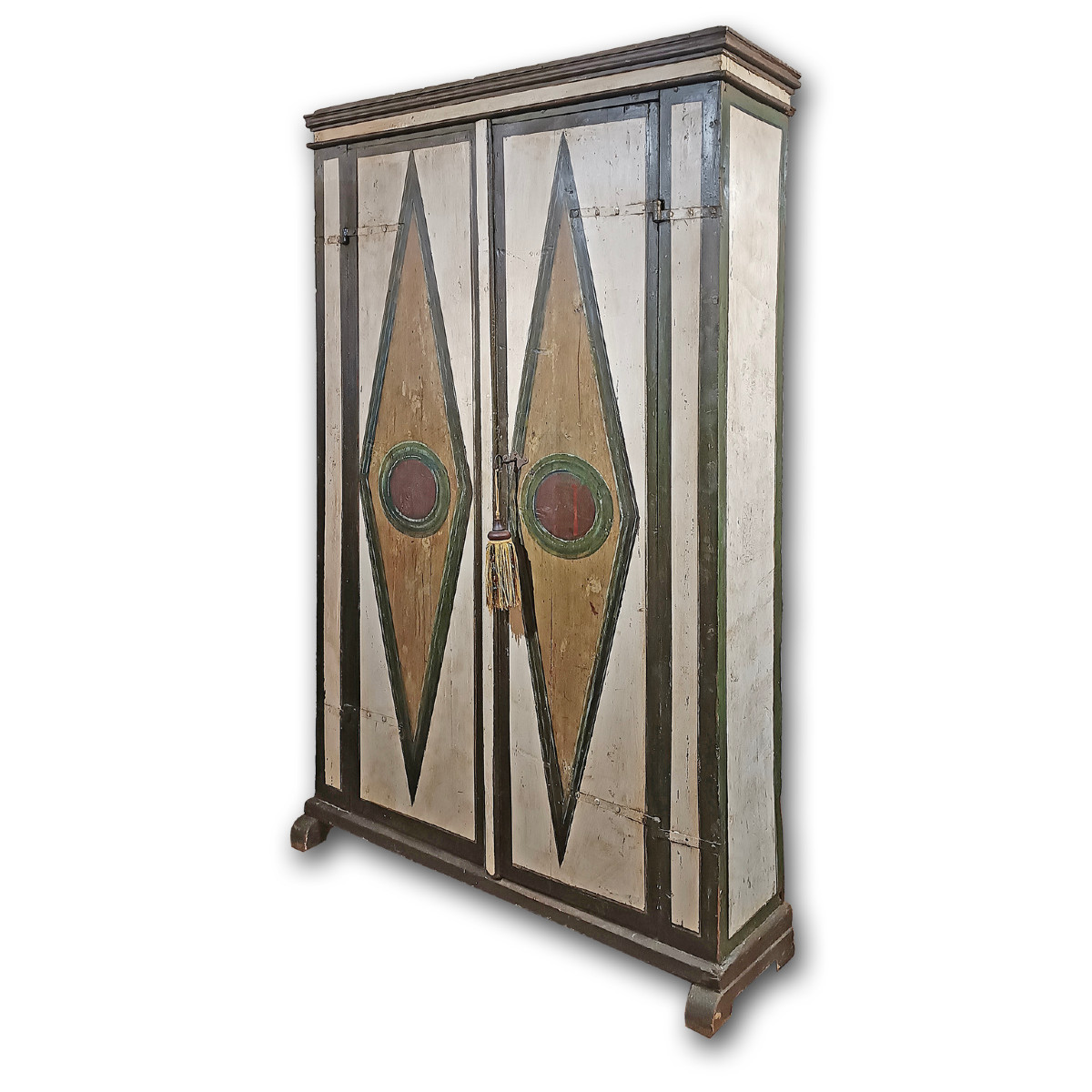 STIPO IN CASTAGNO DIPINTO INIZI XVIII SECOLO