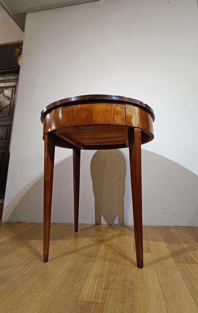 TAVOLINO ROTONDO IN CILIEGIO LUIGI XVI SECONDA META’ DEL XVIII SECOLO -photo-4