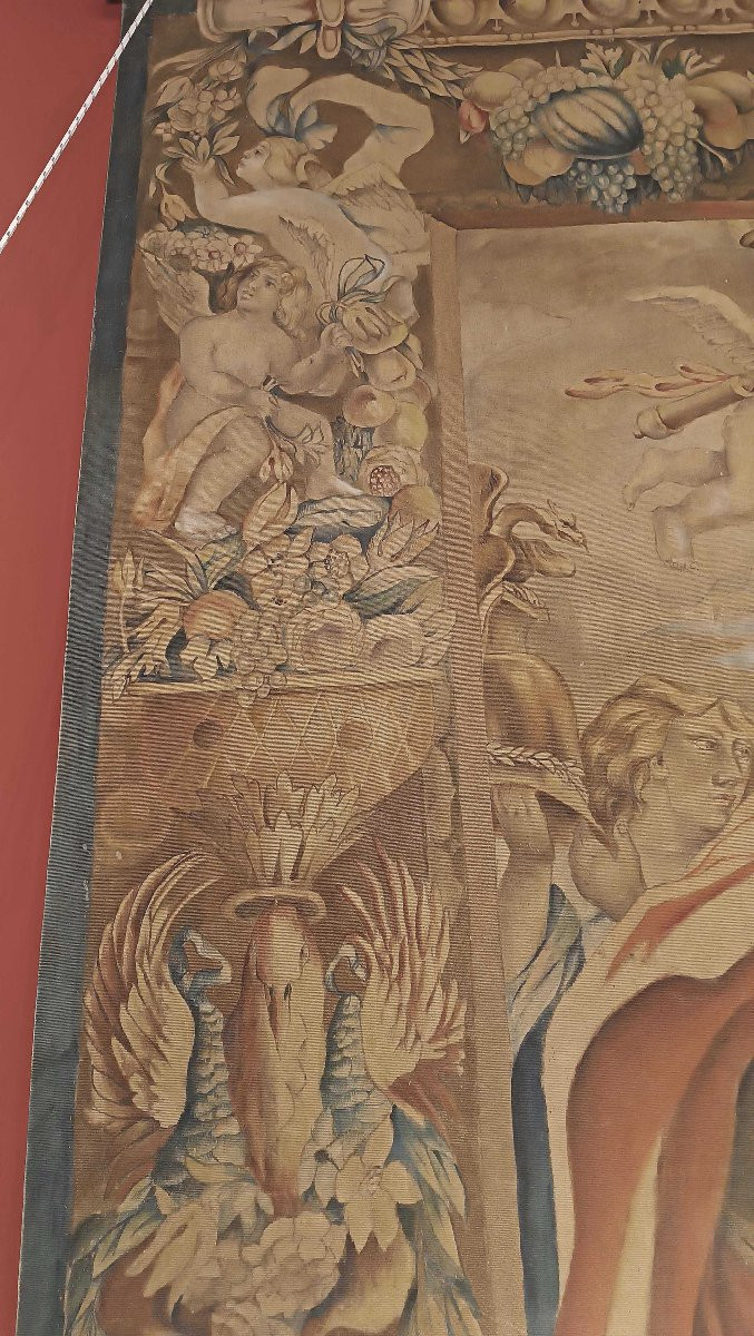 GRANDE DIPINTO CON ANTONIO E CLEOPATRA SECONDA META’ DEL XIX SECOLO -photo-4