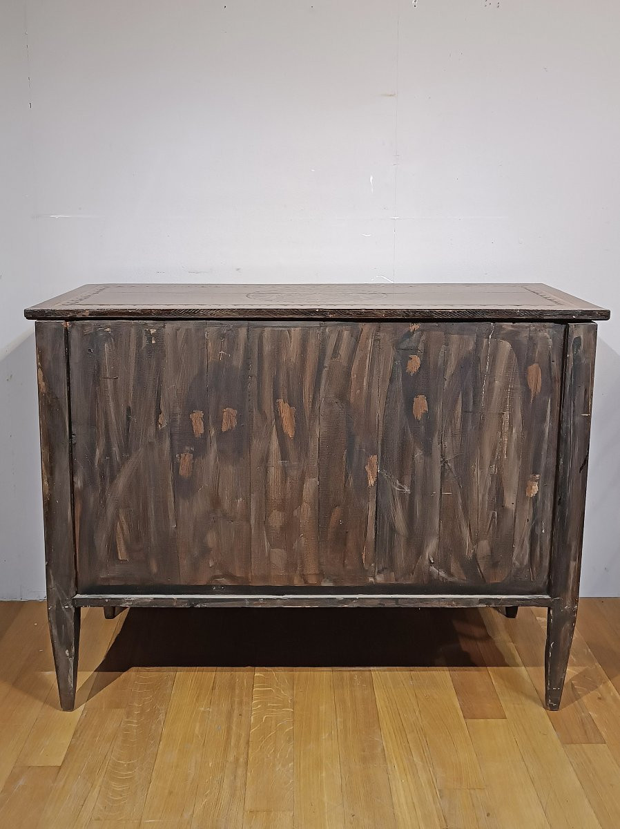 CASSETTONE NEOCLASSICO INTARSIATO DELLA FINE DEL XVIII SECOLO -photo-1