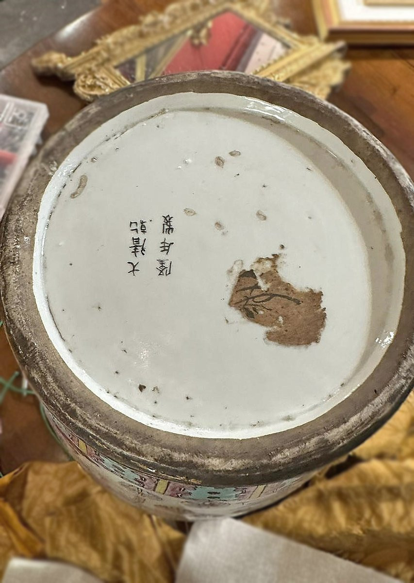 VASO IN PORCELLANA POLICROMA CINESE SECONDA META’ XVIII SECOLO -photo-5