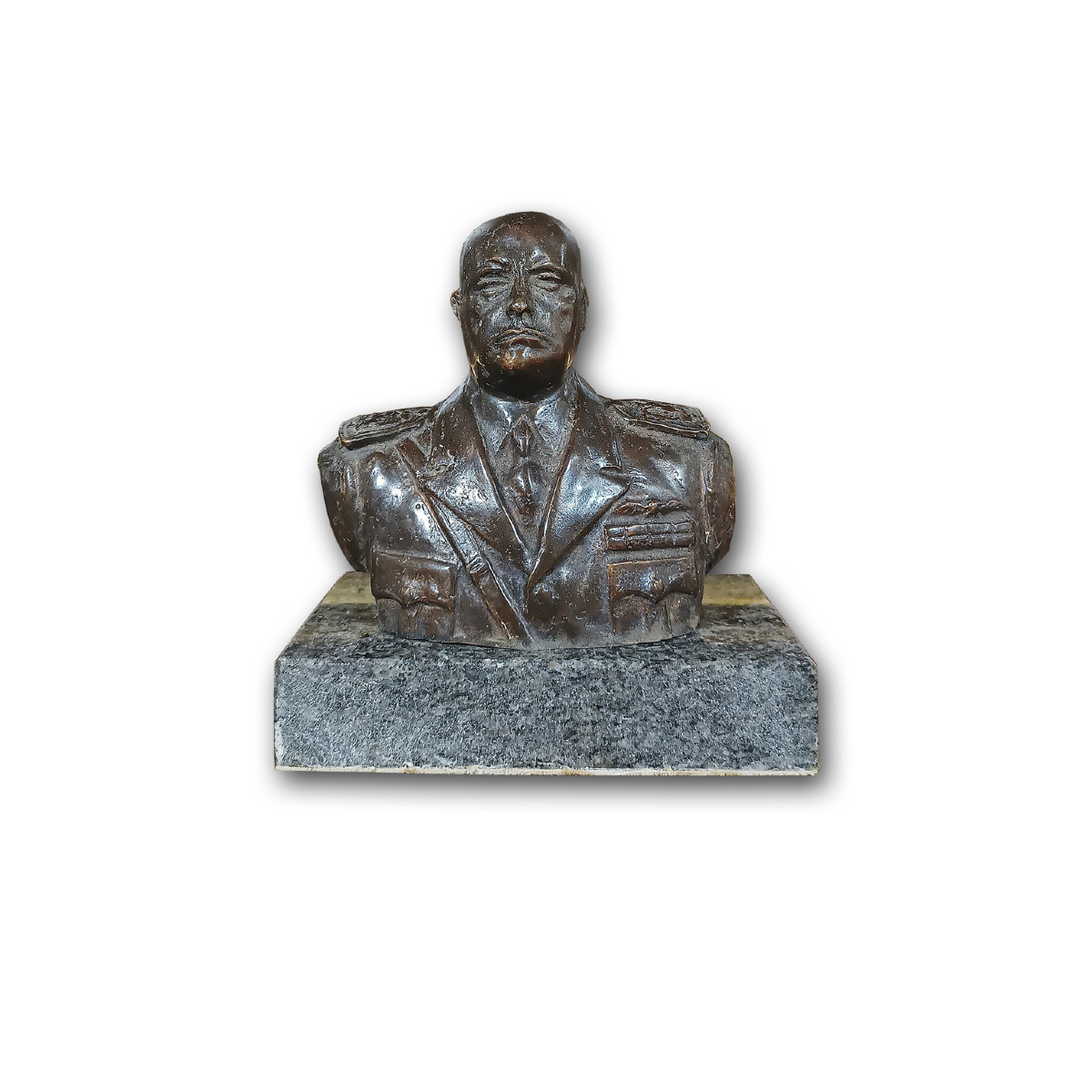 BUSTO IN BRONZO DI BENITO MUSSOLINI ANNI ‘30