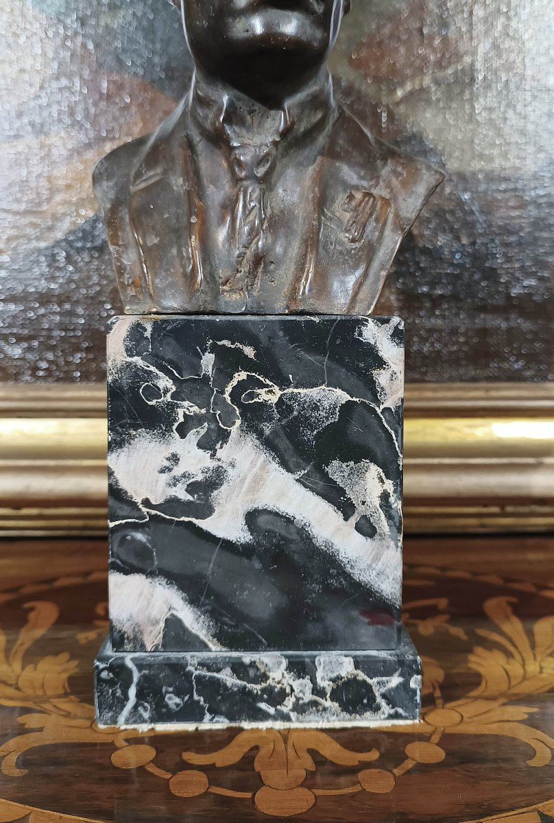 BUSTO IN BRONZO DI BENITO MUSSOLINI ANNI ‘30-photo-4