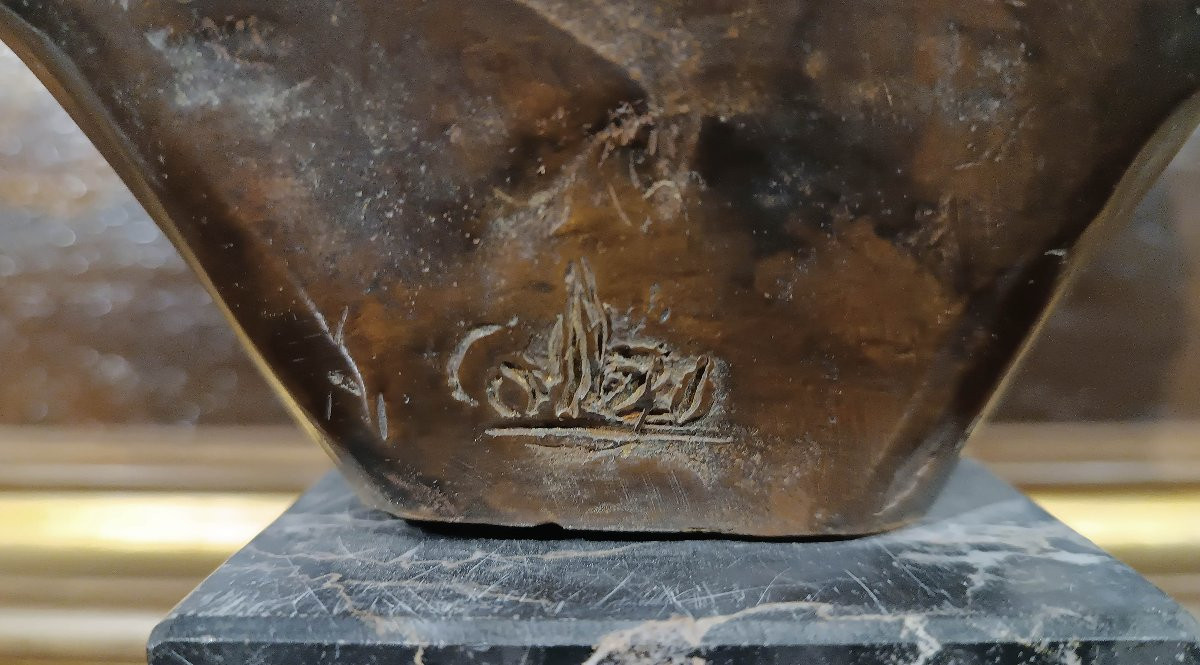 BUSTO IN BRONZO DI BENITO MUSSOLINI ANNI ‘30-photo-6