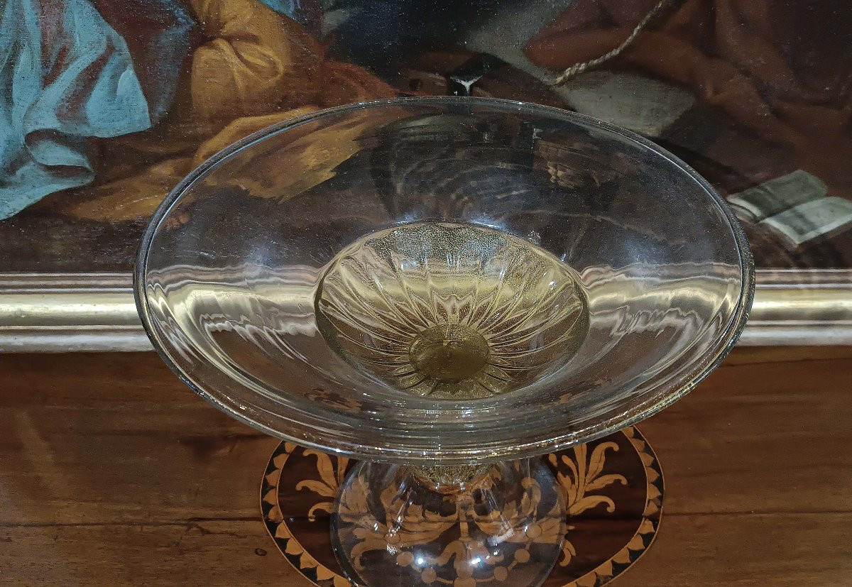 COPPA IN VETRO DI MURANO PRIMI DEL XVIII SECOLO -photo-3