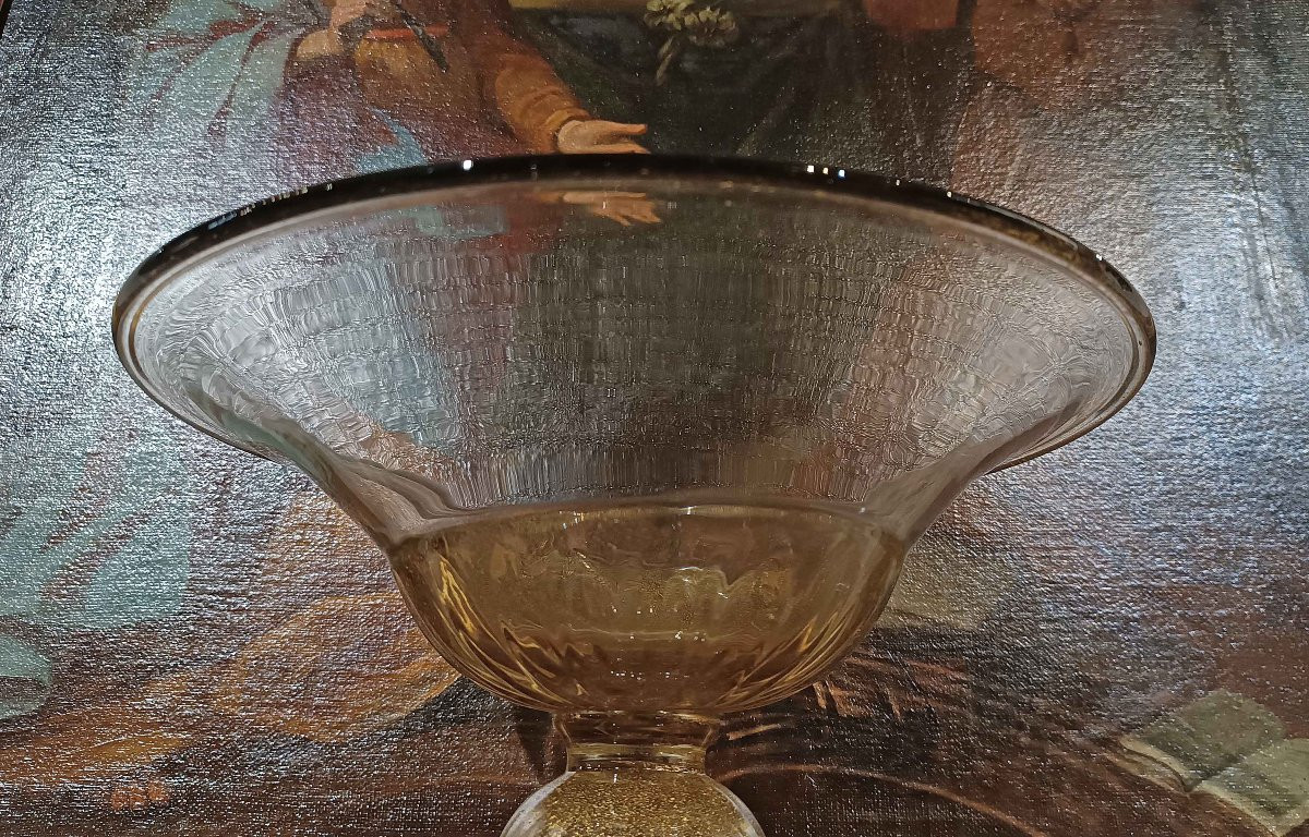 COPPA IN VETRO DI MURANO PRIMI DEL XVIII SECOLO -photo-2