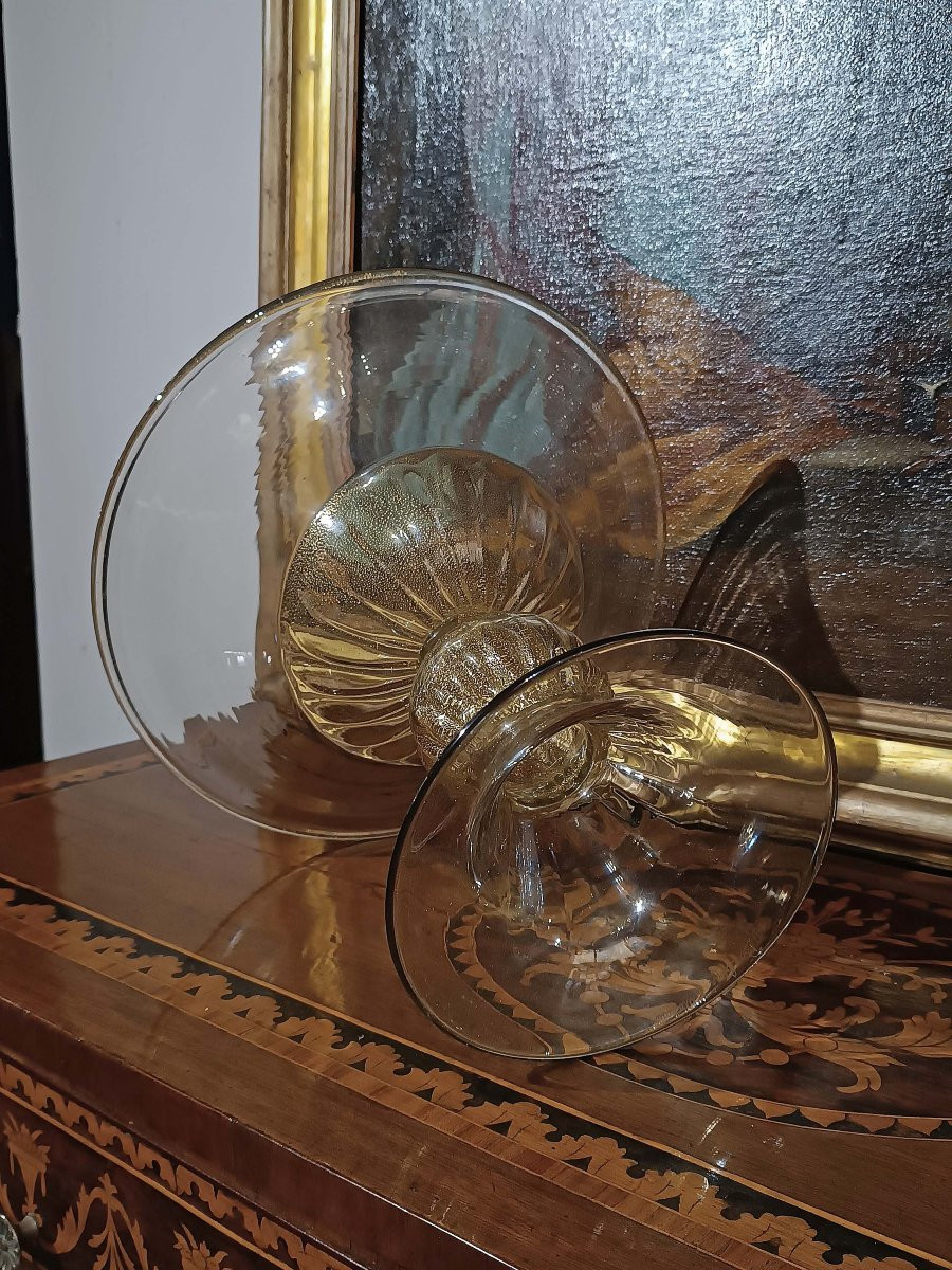 COPPA IN VETRO DI MURANO PRIMI DEL XVIII SECOLO -photo-6