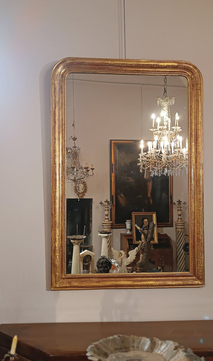 GRANDE SPECCHIERA DORATA LUIGI FILIPPO PRIMA META’ XIX SECOLO -photo-2