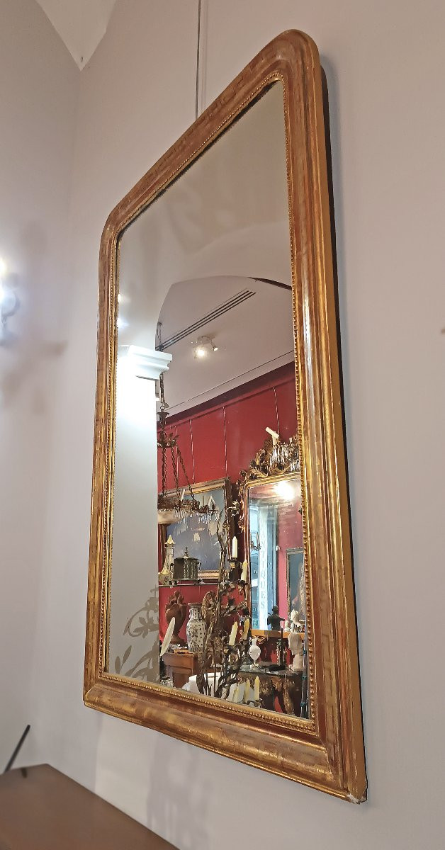GRANDE SPECCHIERA DORATA LUIGI FILIPPO PRIMA META’ XIX SECOLO -photo-3