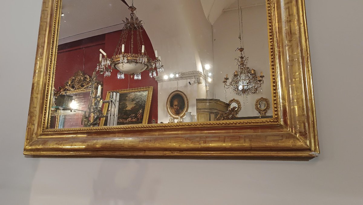 GRANDE SPECCHIERA DORATA LUIGI FILIPPO PRIMA META’ XIX SECOLO -photo-1